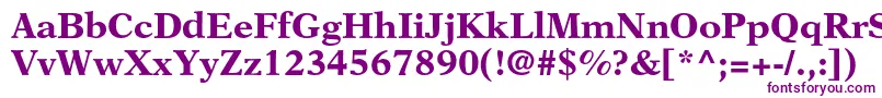 Weitere Informationen zur NewasterltstdBold-Schriftart NewasterltstdBold-Schriftart – Violette Schriften auf weißem Hintergrund