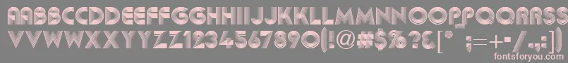 Abba Font – Pink Fonts on Gray Background