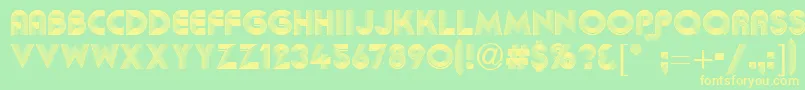Lisätietoja Abba-fontista Abba-fontti – keltaiset fontit vihreällä taustalla