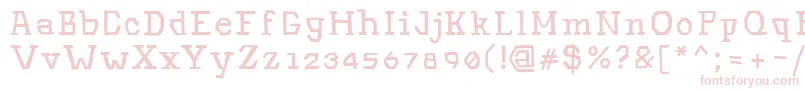 Hinwil Font – Pink Fonts on White Background
