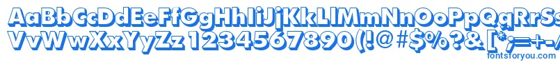 FutoralshadedbNormal Font – Blue Fonts