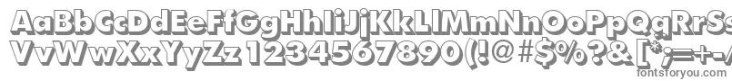FutoralshadedbNormal Font – Gray Fonts