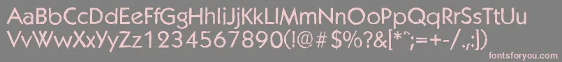 KoblenzantiqueRegular Font – Pink Fonts on Gray Background