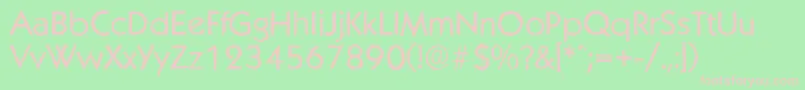 KoblenzantiqueRegular Font – Pink Fonts on Green Background