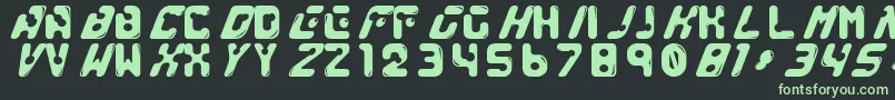 GenocideRmx Font – Green Fonts on Black Background