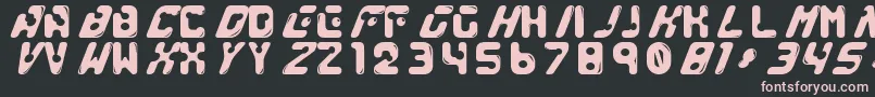 GenocideRmx Font – Pink Fonts on Black Background
