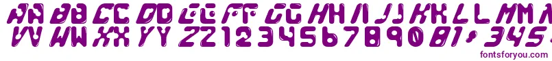 GenocideRmx Font – Purple Fonts on White Background