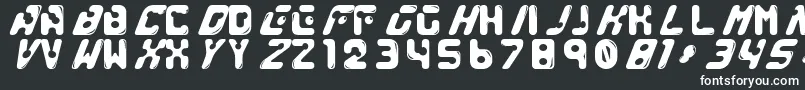GenocideRmx Font – White Fonts on Black Background