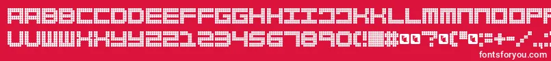 FdSpank Font – White Fonts on Red Background