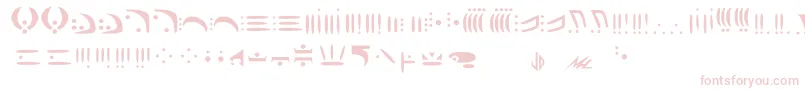 フォントVorlon – ピンクのフォント