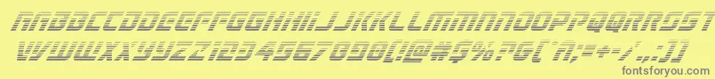 Legiosabinagradital Font – Gray Fonts on Yellow Background