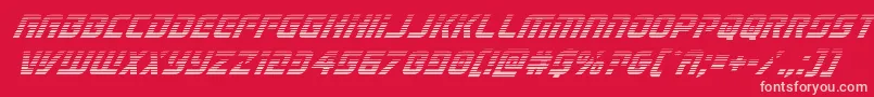 Legiosabinagradital Font – Pink Fonts on Red Background