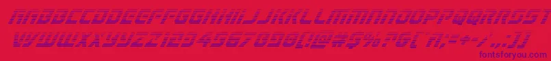 Legiosabinagradital Font – Purple Fonts on Red Background