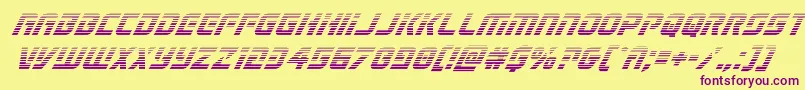 Legiosabinagradital Font – Purple Fonts on Yellow Background