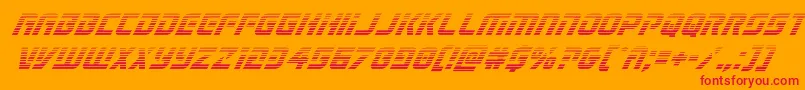 Legiosabinagradital Font – Red Fonts on Orange Background