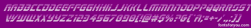 Legiosabinagradital Font – White Fonts on Purple Background