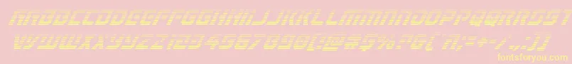 Legiosabinagradital Font – Yellow Fonts on Pink Background