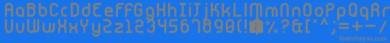 Cnstrct Font – Gray Fonts on Blue Background