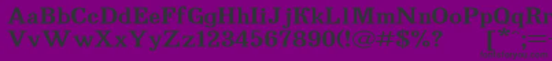 Bruskovaya130 Font – Black Fonts on Purple Background