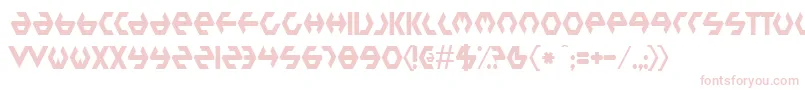 PlasticBag Font – Pink Fonts on White Background