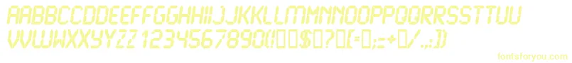 LcdUltra Font – Yellow Fonts