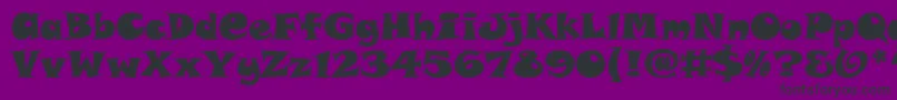 SnapAltItcTt Font – Black Fonts on Purple Background