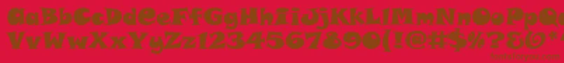 En savoir plus sur la police SnapAltItcTt Police SnapAltItcTt – polices brunes sur fond rouge