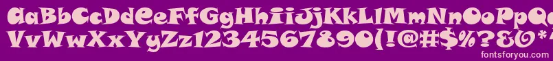 En savoir plus sur la police SnapAltItcTt Police SnapAltItcTt – polices roses sur fond violet