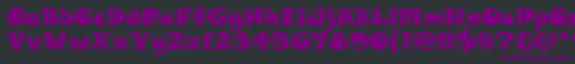 SnapAltItcTt Font – Purple Fonts on Black Background