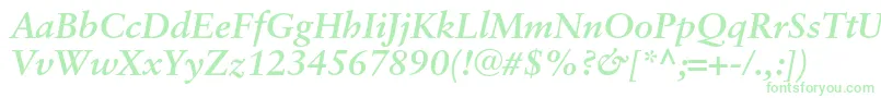 SaboncBolditalic Font – Green Fonts