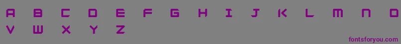 Шрифт Ginzadem – фиолетовые шрифты на сером фоне