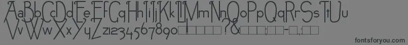 Шрифт NEB – чёрные шрифты на сером фоне