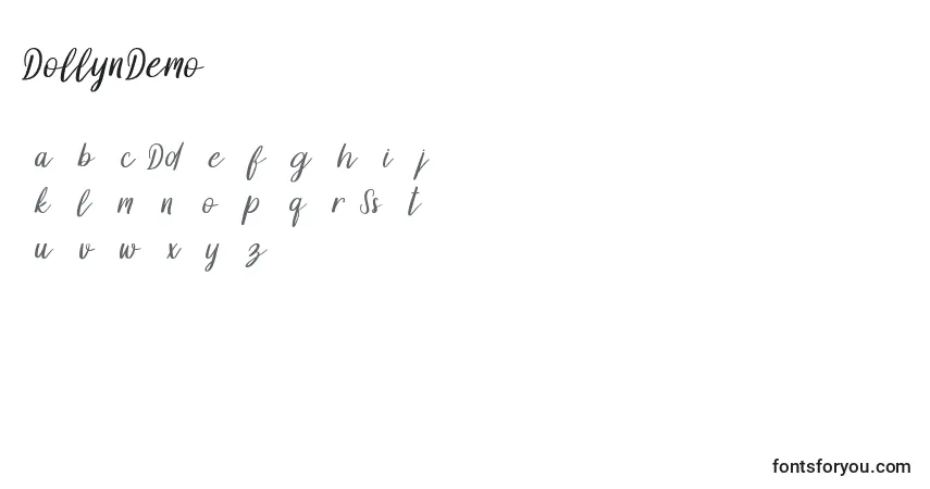 DollynDemo Font – alphabet, numbers, special characters