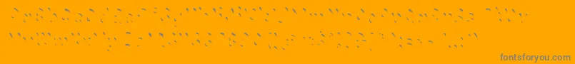 Chokohighlight-Schriftart – Graue Schriften auf orangefarbenem Hintergrund