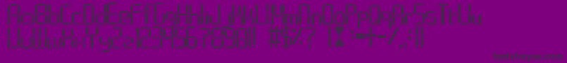 Alphabet2 Font – Black Fonts on Purple Background