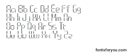 Обзор шрифта Alphabet2