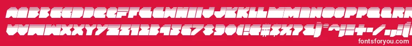 fuente Vxrockethalfital – Fuentes Blancas Sobre Fondo Rojo