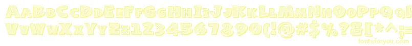 Weitere Informationen zur NaughtySquirrelStripedDemo-Schriftart NaughtySquirrelStripedDemo-Schriftart – Gelbe Schriften