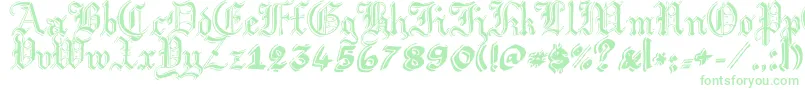 ArgorGotScaqh Font – Green Fonts