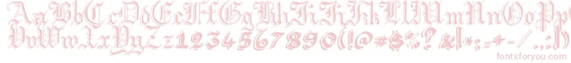 ArgorGotScaqh Font – Pink Fonts on White Background
