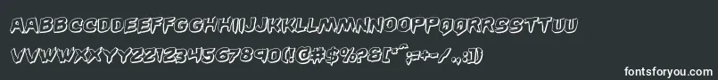 Wickerman3Drotal Font – White Fonts on Black Background