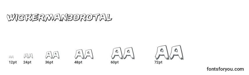 Wickerman3Drotal Font Sizes