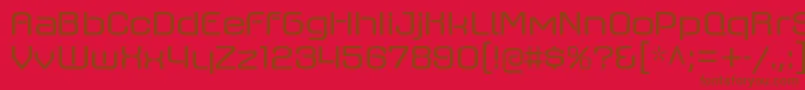 Шрифт AxaxaxrgRegular – коричневые шрифты на красном фоне