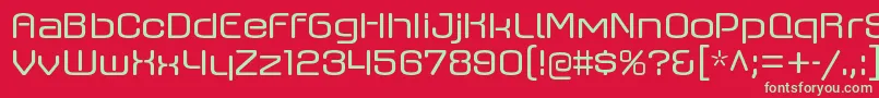 Шрифт AxaxaxrgRegular – зелёные шрифты на красном фоне