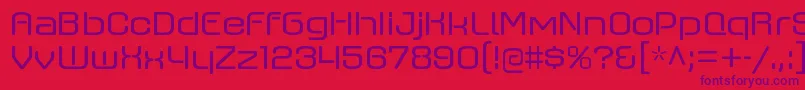 AxaxaxrgRegular Font – Purple Fonts on Red Background