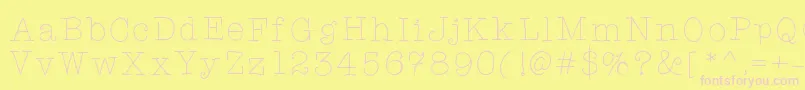 Lisätietoja Tarjustamonday-fontista Tarjustamonday-fontti – vaaleanpunaiset fontit keltaisella taustalla