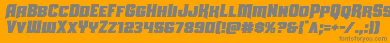 More about Uniongraysemital Font Uniongraysemital Font – Gray Fonts on Orange Background