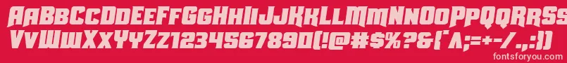 More about Uniongraysemital Font Uniongraysemital Font – Pink Fonts on Red Background