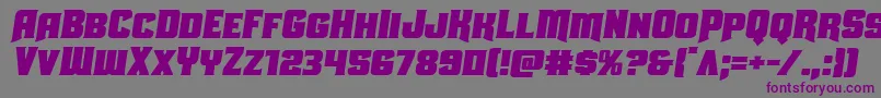 Uniongraysemital Font – Purple Fonts on Gray Background