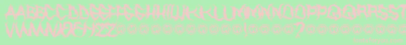 EaterOfChildrenPersonalUseOnly Font – Pink Fonts on Green Background